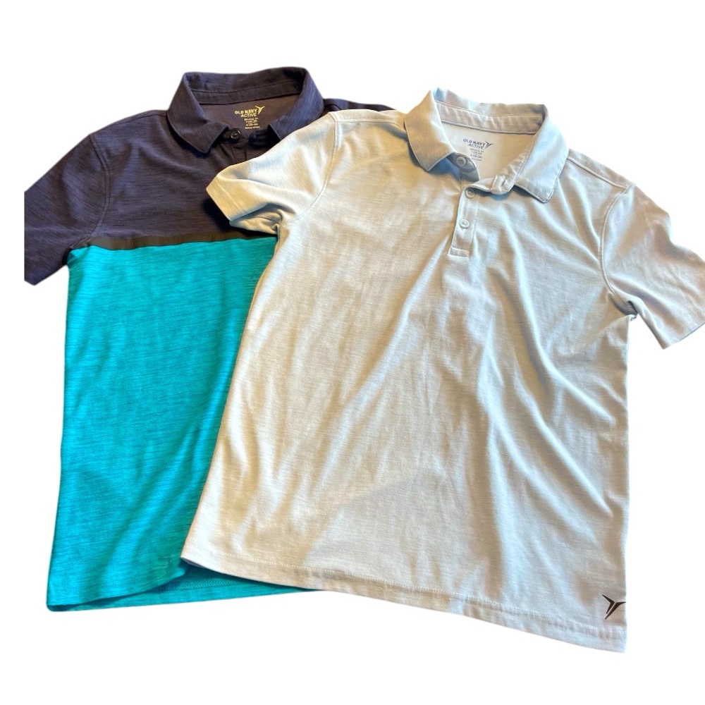 Old Navy | 2x Active “Breathe On” Polo Shirts